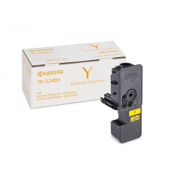 Тонер-картридж Kyocera TK-5240Y для P5026cdn/cdw, M5526cdn/cdw (1T02R7ANL0)